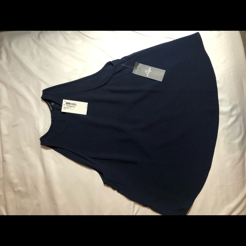 Navy Blue Short sleeve top